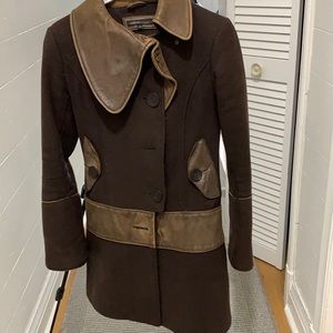 Brown wool Rudsak coat